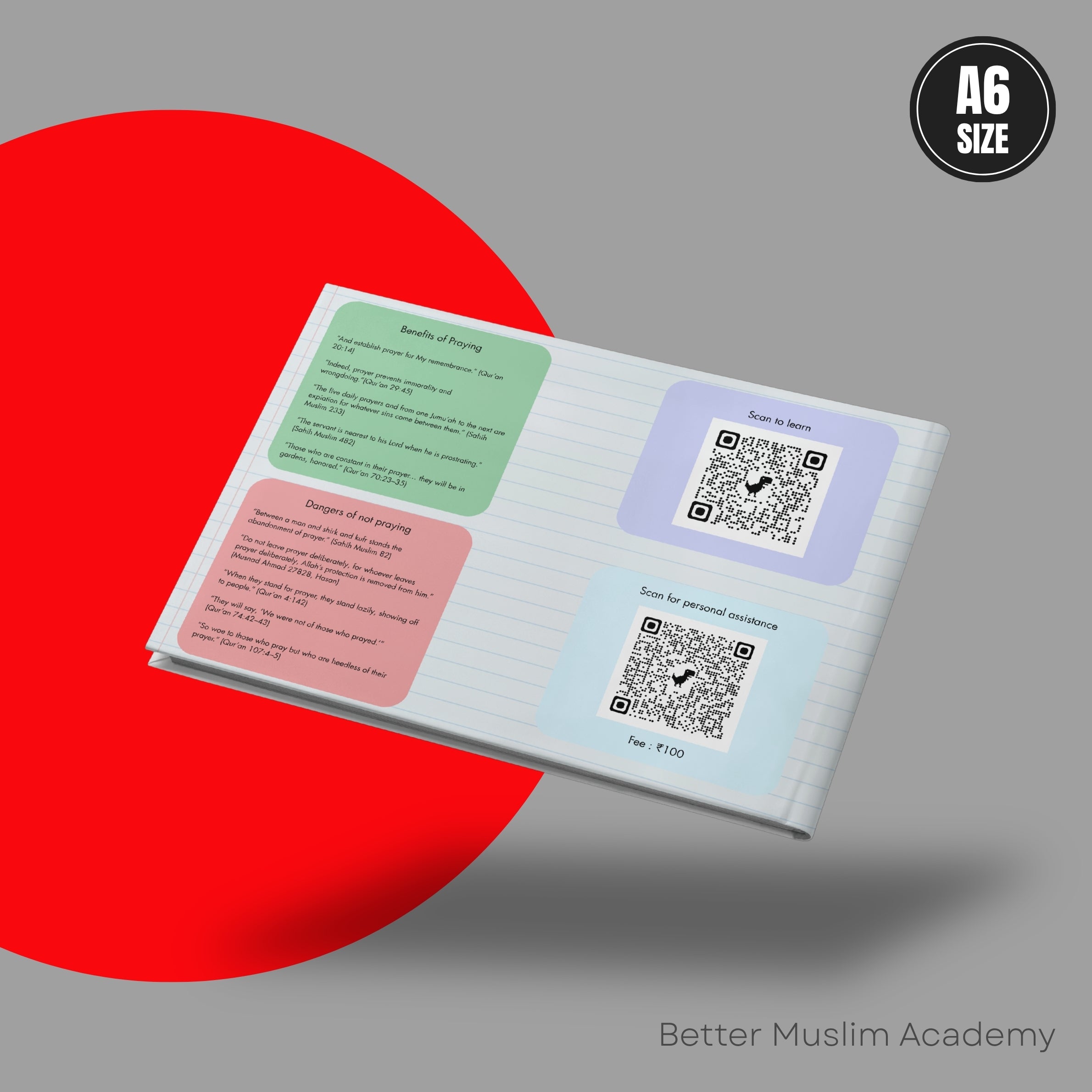 Salah Sharpener – 4-Month Salah Tracker for Kids & Adults - Eng/Tam