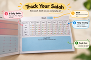 Salah Sharpener – 4-Month Salah Tracker for Kids & Adults - English